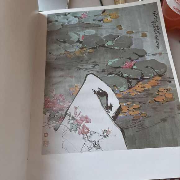 Chinese Paintings by Li Jianchen Piantings HC DJ Very Rare! Watercolor Art Book - Picture 10 of 16